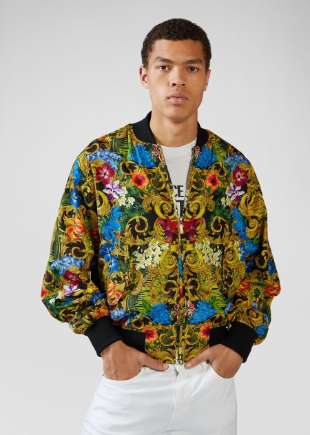 Jacheta Bomber Versace Versace Tropical Baroque Barbati | XNTQMRA-43